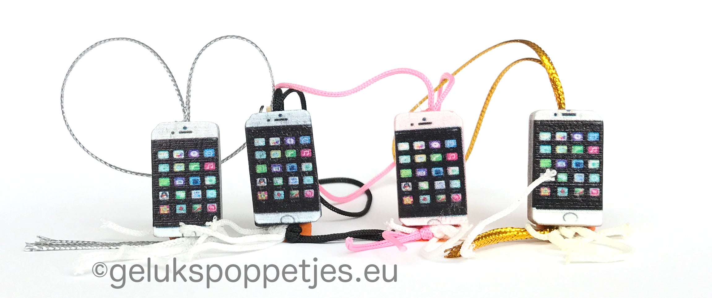 Naam Sleutelhanger mit gelukspoppetje Telefon