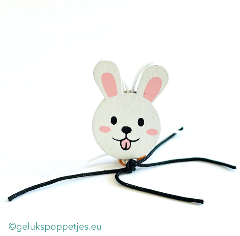 Gelukspoppetje konijnenhoofdje