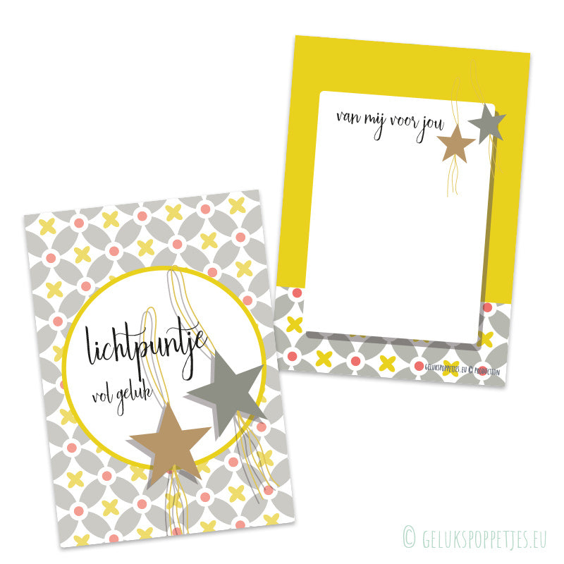 Kaartje ein Lichtpunkt vol geluk