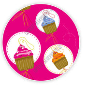 Gelatine-Cupcakes aus Papppapier