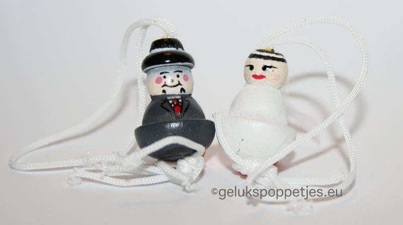 Gelukspoppetje bruidje