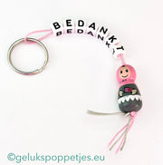 Sleutelhanger dankt Poppetje Moslima