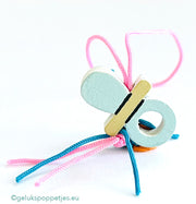 Gelukspoppetje baby speentje blauw