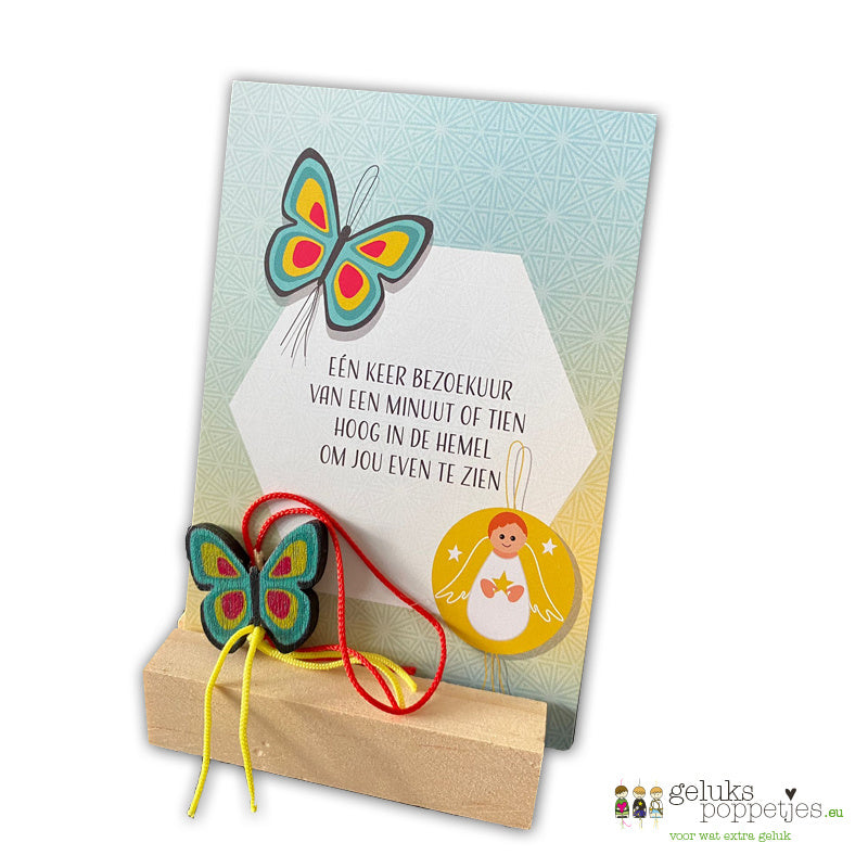 Kartenstandaard für die Gelukspoppetjes-Kaartjes