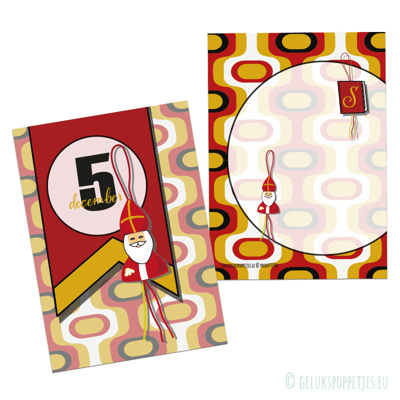 Kaartje sinterklaas feet