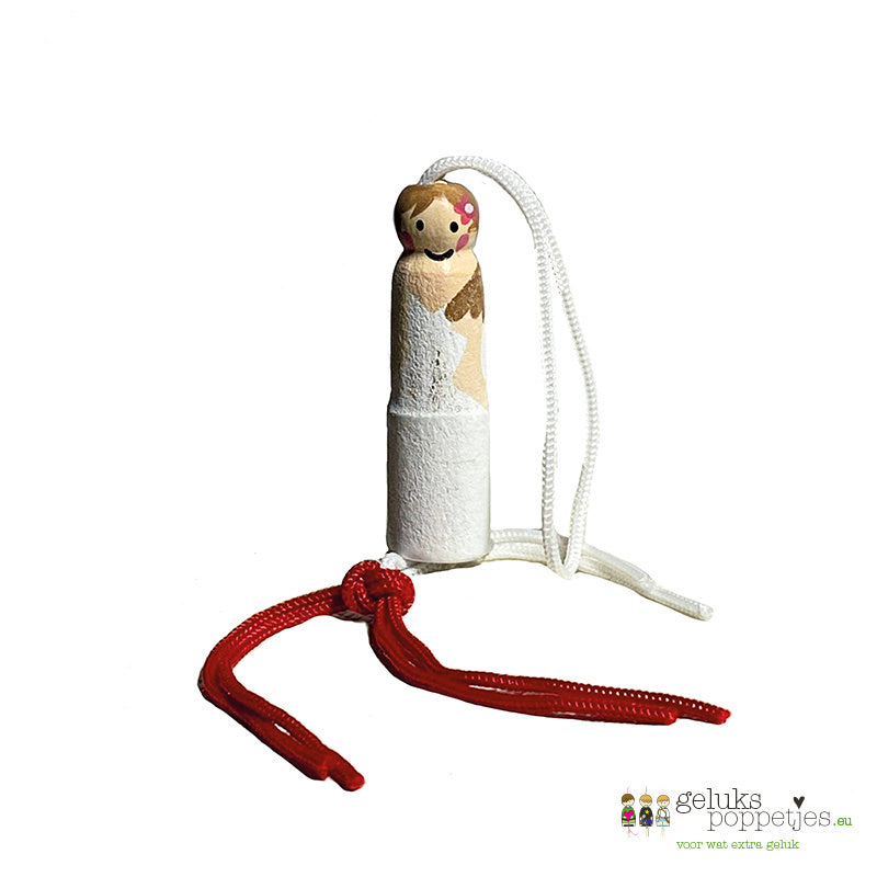 Gelukspoppetjes bruidspaar