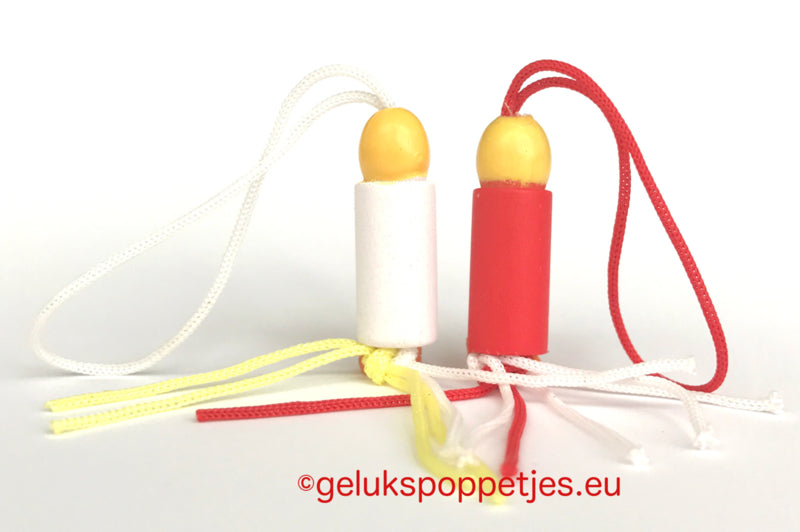 Gelukspoppetje kaarsje