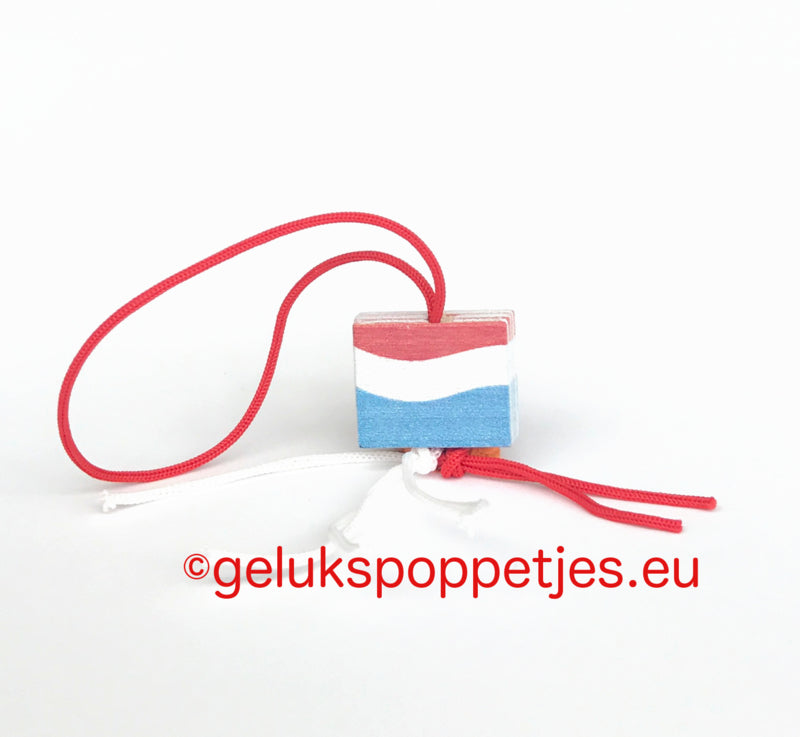 Gelukspoppetje Nederlandse vlag
