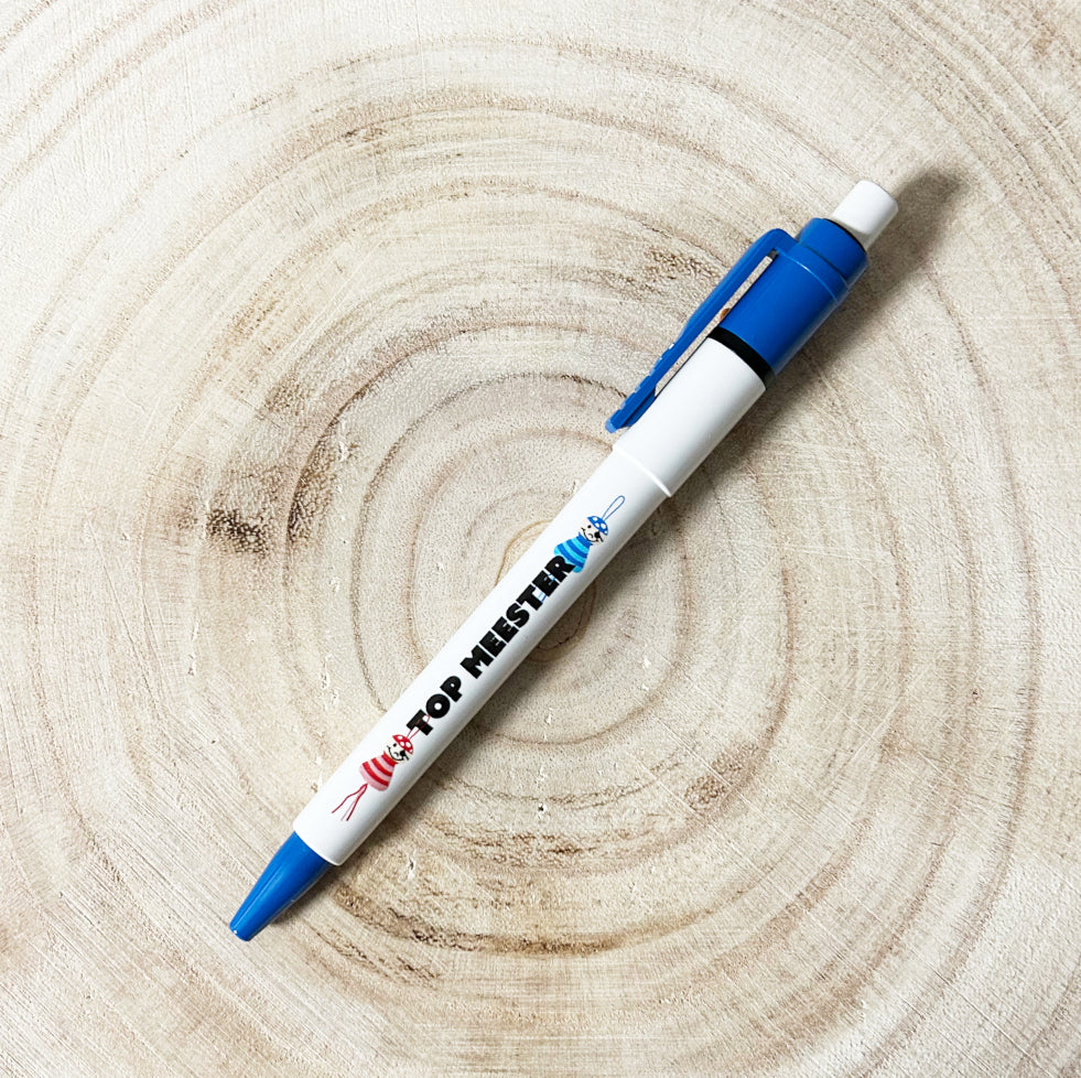 Gelukspoppetjes pen top meester